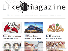 Tablet Screenshot of likemimagazine.com